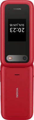 Nokia 2660 Flip red out side opened