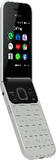 Nokia 2720 Flip vit front vänster sida Öppnad