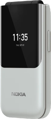 Nokia 2720 Flip vit front höger sida stängd