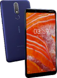 Nokia 3 1 plus blauw overzicht
