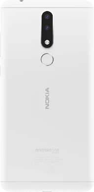 Nokia 3 1 plus wit achterkant