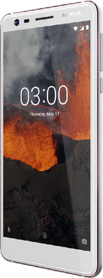 Nokia 3 1 vit front höger sida