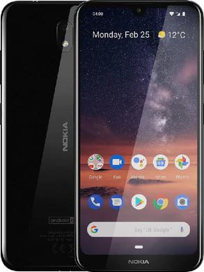 Nokia 3 2 zwart overzicht