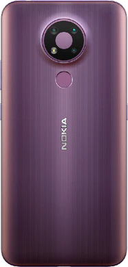Nokia 3 4 paars achterkant
