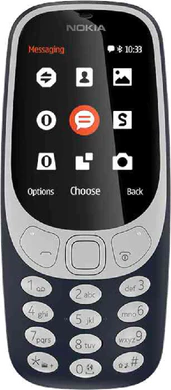 Nokia 3310 2017 blauw voorkant