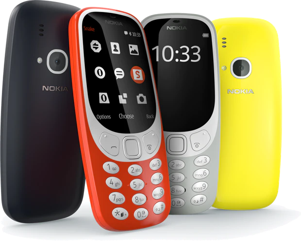 Nokia 3310 2017 Farben Übersicht Nokia 3310 2017 Farben Übersicht