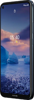 Nokia 5 4 blå front höger sida