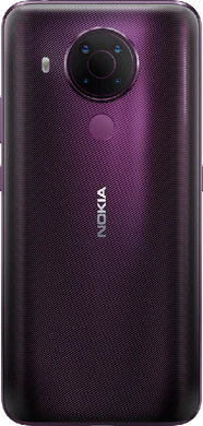 Nokia 5 4 lila tillbaka