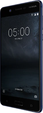 Nokia 5 blu copertina frontale lato destro