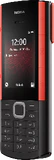 Nokia 5710 XpressAudio zwart rood voorkant rechterzijkant