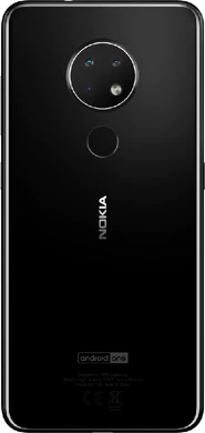 Nokia 6 2 zwart achterkant