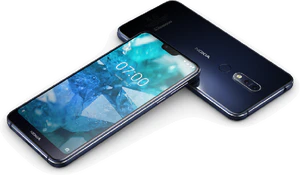 Nokia 7 1 blauw overzicht