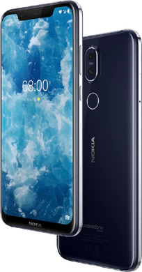 Nokia 8 1 azul visión general