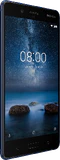 Nokia 8 blue front left side