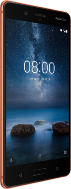 Nokia 8 brown front left side