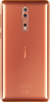Nokia 8 brown back