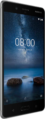 Nokia 8 grey front left side
