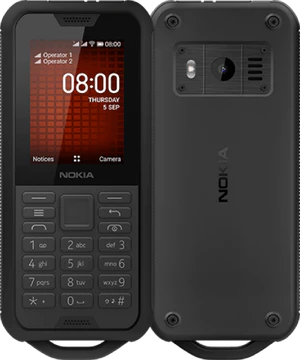 Nokia 800 Tough zwart overzicht