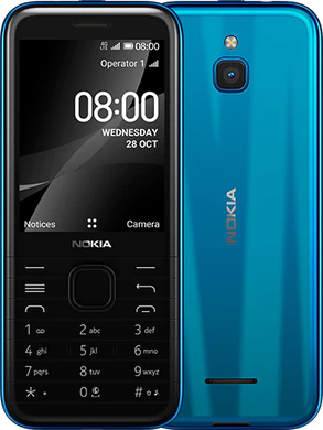 Nokia 8000 4G blue overview