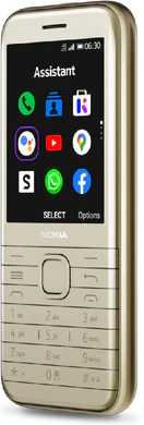 Nokia 8000 4G gold front right side