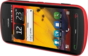 Nokia 808 PureView rood gedraaid