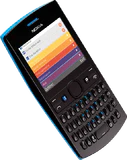 Nokia Asha 205 cyan skæv