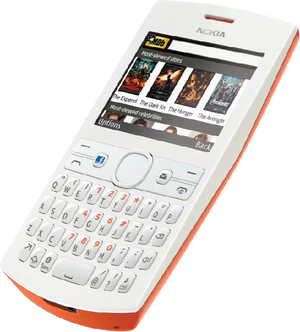 Nokia Asha 205 appelsin skæv