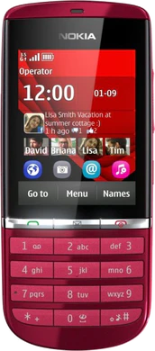 Nokia Asha 300 voorkant
