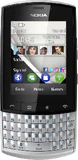 Nokia Asha 303 front grå