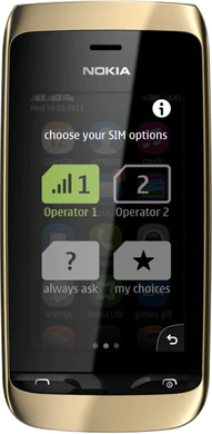 Nokia Asha 310 voorkant dualsim