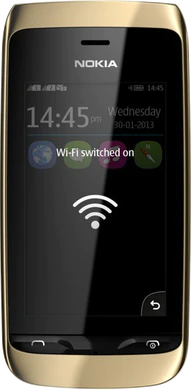 Nokia Asha 310 voorkant wifi