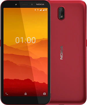 Nokia C1 rot Übersicht