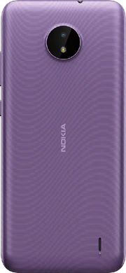 Nokia C10 paars achterkant