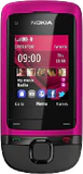 Nokia c2 05 copertina frontale viola