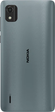 Nokia C2 2nd Edition blauw achterkant