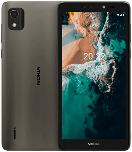 Nokia C2 2nd Edition grijs overzicht