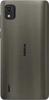 Nokia C2 2nd Edition grijs achterkant