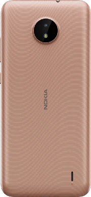 Nokia C20 brons achterkant