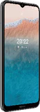 Nokia C21 Plus grau Vorderseite linke Seite