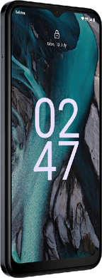 Nokia C22 noir couverture côté gauche