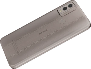 Nokia C22 brun retour côté gauche aslant