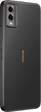 Nokia C32 grey back right side