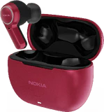 Nokia Clarity earbuds 2 plus pink front höger sida fall Öppnad
