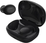 Nokia Comfort Earbuds Pro zwart case voorkant rechterzijkant schuin