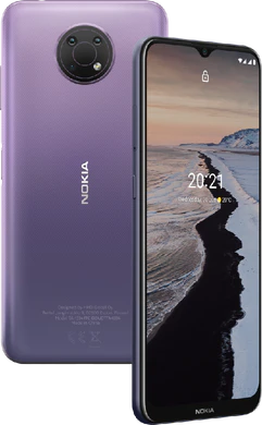 Nokia G10 purple overview