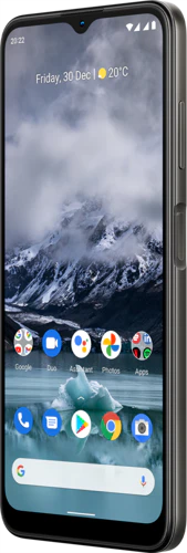 Nokia G11 grijs voorkant rechterzijkant