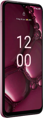 Nokia G42 5G pink voorkant linkerzijkant