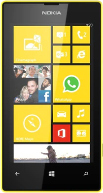 Nokia Lumia 520 jaune couverture