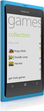 Nokia Lumia 800 schuin