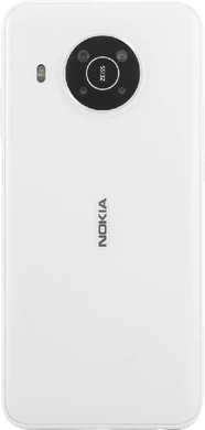 Nokia X10 hvit bakside